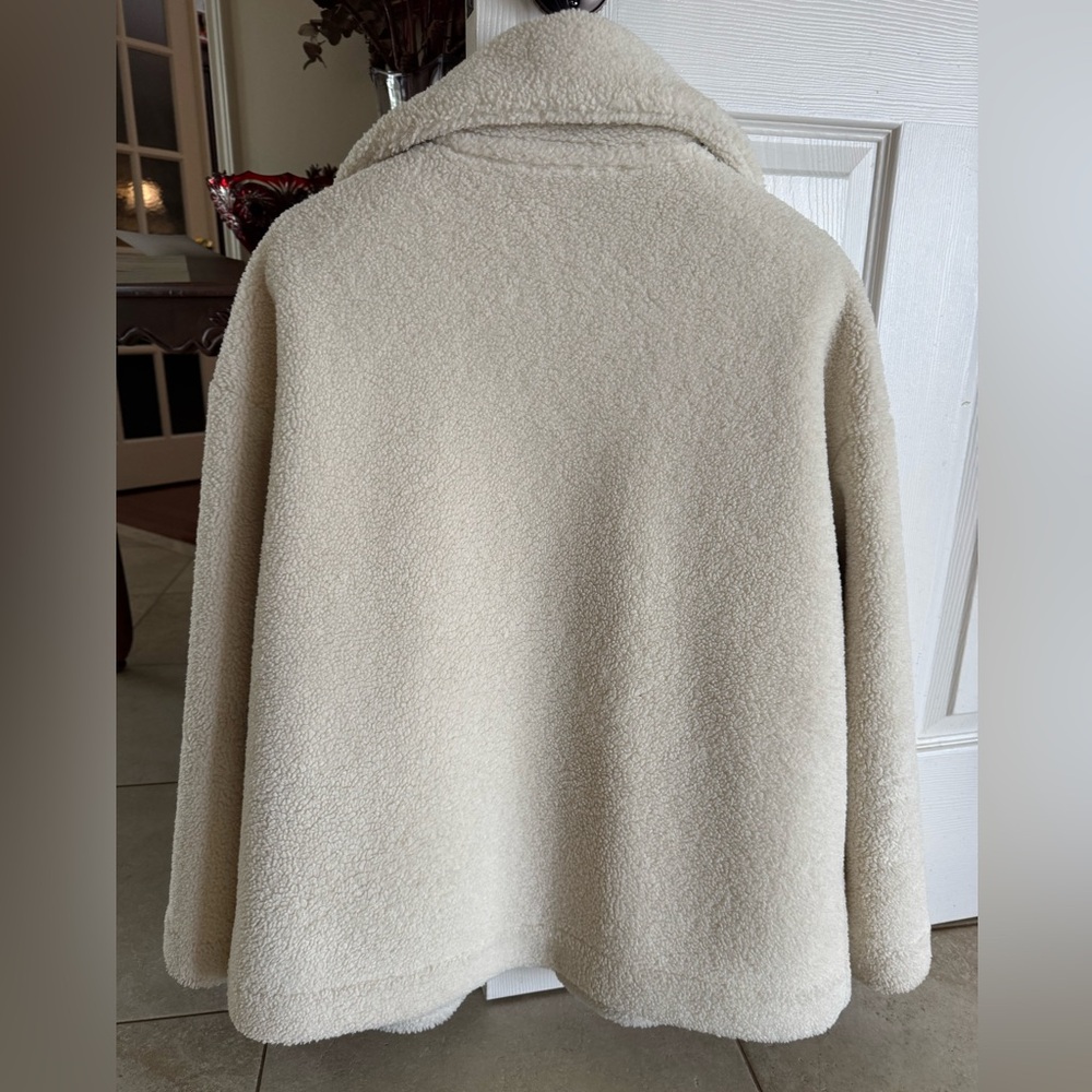 Simons Cream Teddy Jacket - Picture 2 of 3